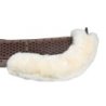 Acavallo Compensatore Piuma Aerobalance Withers Free sintetico - Marrone - colore montone Sheepskin  Natural