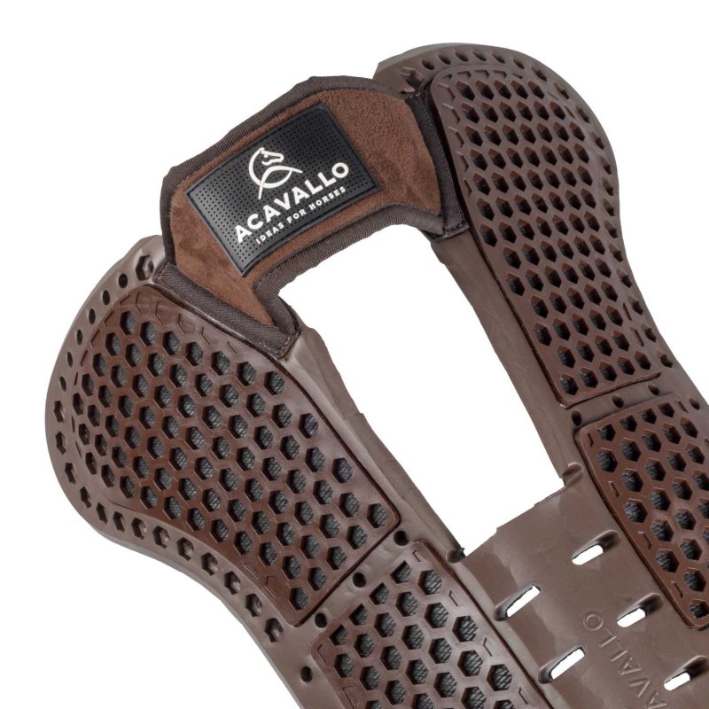 Acavallo Compensatore Piuma Aerobalance Withers Free sintetico - Marrone - colore montone Sheepskin  Natural