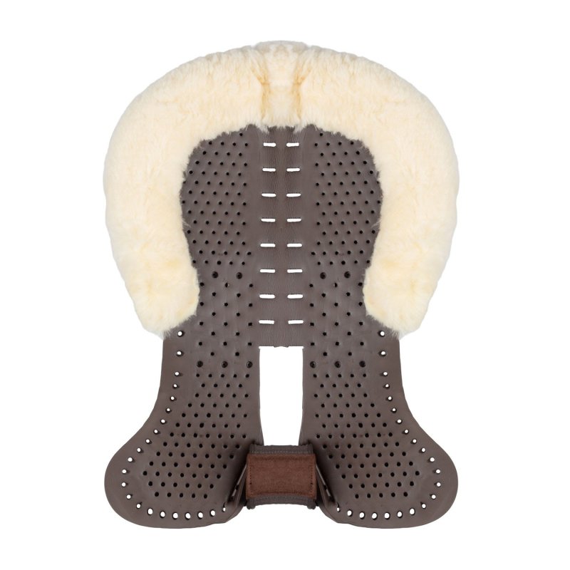 Acavallo Compensatore Piuma Aerobalance Withers Free sintetico - Marrone - colore montone Sheepskin  Natural