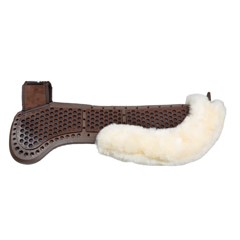 Acavallo Compensatore Piuma Aerobalance Withers Free sintetico - Marrone - colore montone Sheepskin  Natural