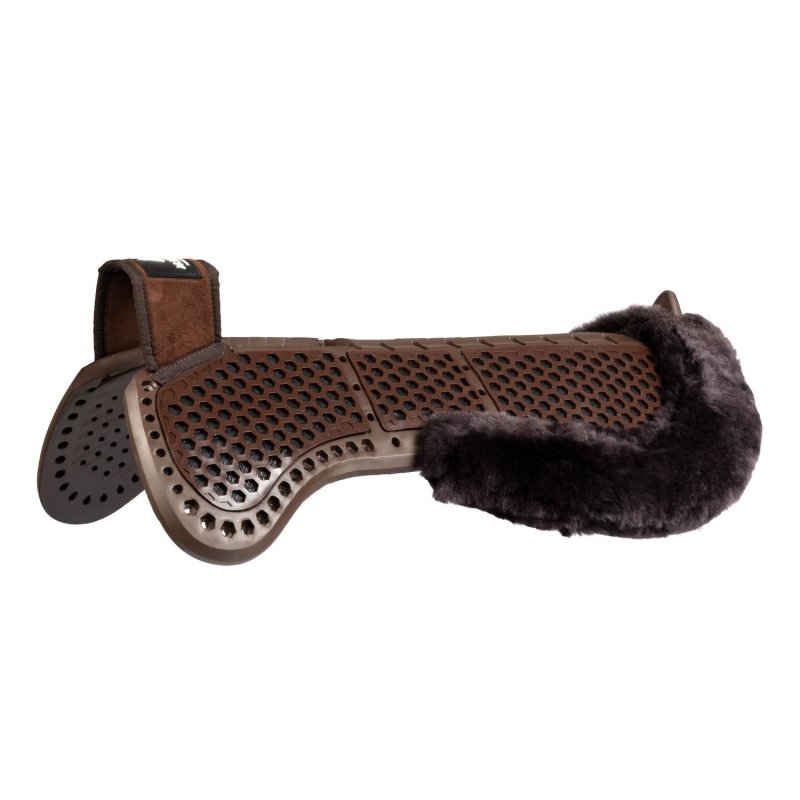 Acavallo Compensatore Piuma Aerobalance Withers Free sintetico - Marrone - colore montone Sheepskin  Brown