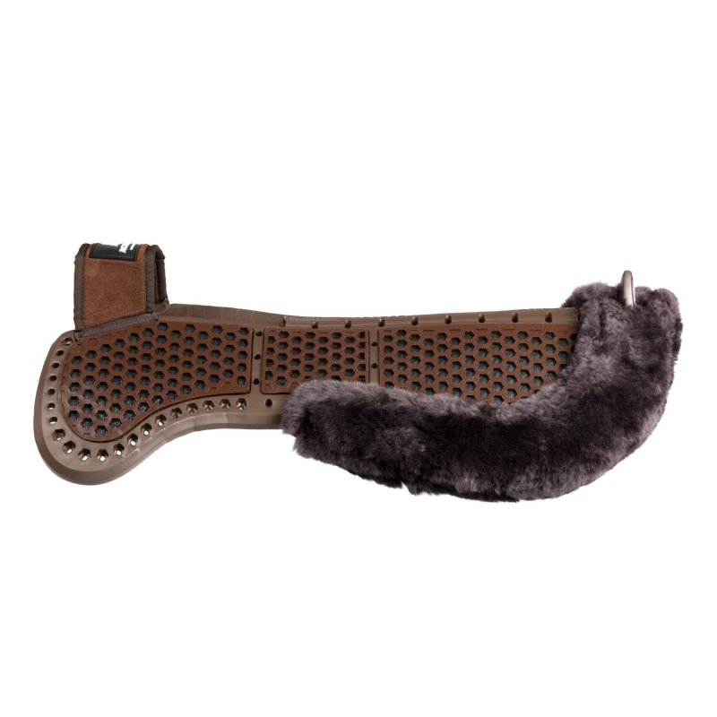 Acavallo Compensatore Piuma Aerobalance Withers Free sintetico - Marrone - colore montone Sheepskin  Brown