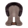 Acavallo Compensatore Piuma Aerobalance Withers Free sintetico - Marrone - colore montone Sheepskin  Brown