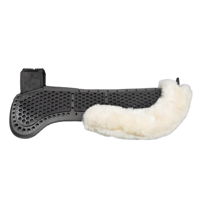 Acavallo Compensatore Piuma Aerobalance Withers Free sintetico - Nero - colore montone Sheepskin  Natural