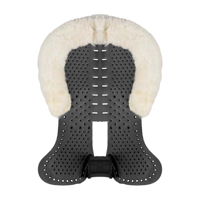 Acavallo Compensatore Piuma Aerobalance Withers Free sintetico - Nero - colore montone Sheepskin  Natural