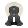 Acavallo Compensatore Piuma Aerobalance Withers Free sintetico - Nero - colore montone Sheepskin  Natural