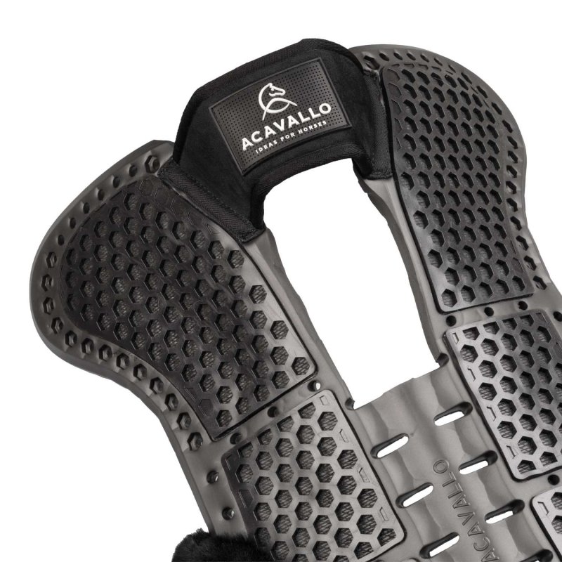 Acavallo Compensatore Piuma Aerobalance Withers Free sintetico - Nero - colore montone Sheepskin  Black