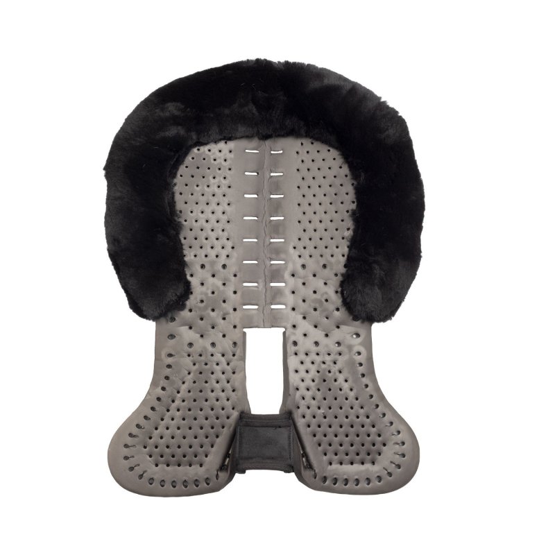 Acavallo Compensatore Piuma Aerobalance Withers Free sintetico - Nero - colore montone Sheepskin  Black