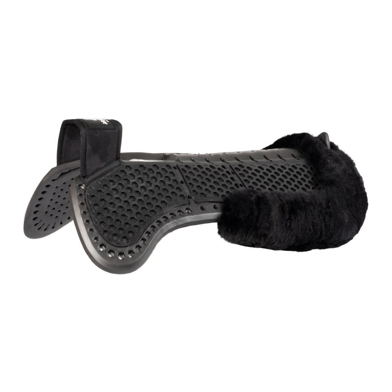 Acavallo Compensatore Piuma Aerobalance Withers Free sintetico - Nero - colore montone Sheepskin  Black