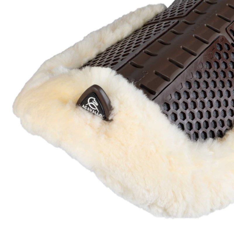 Acavallo Compensatore Piuma Aerobalance con montone sintetico - Marrone - colore montone Sheepskin  Natural