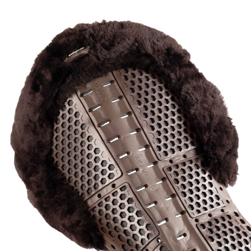 Acavallo Compensatore Piuma Aerobalance con montone sintetico - Marrone - colore montone Sheepskin  Brown