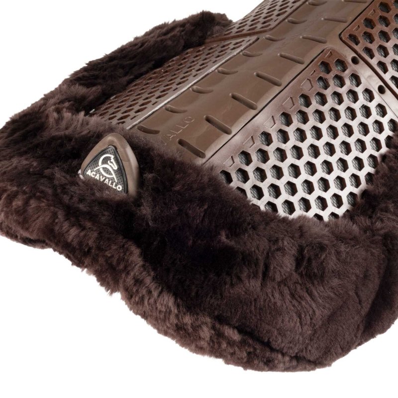 Acavallo Compensatore Piuma Aerobalance con montone sintetico - Marrone - colore montone Sheepskin  Brown