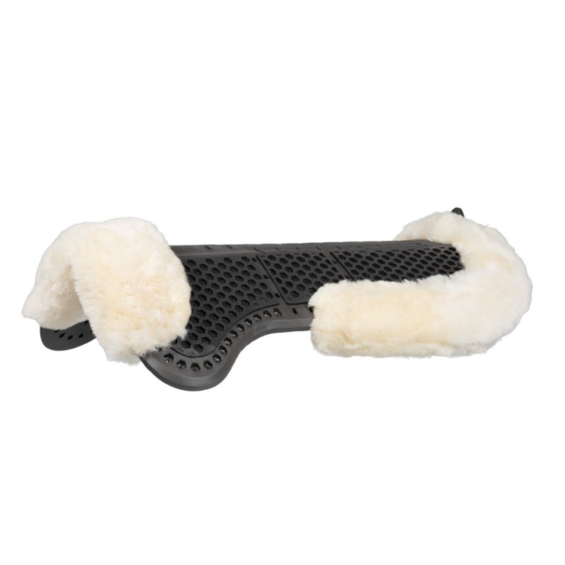 Acavallo Compensatore Piuma Aerobalance con montone sintetico - Nero - colore montone Sheepskin  Natural