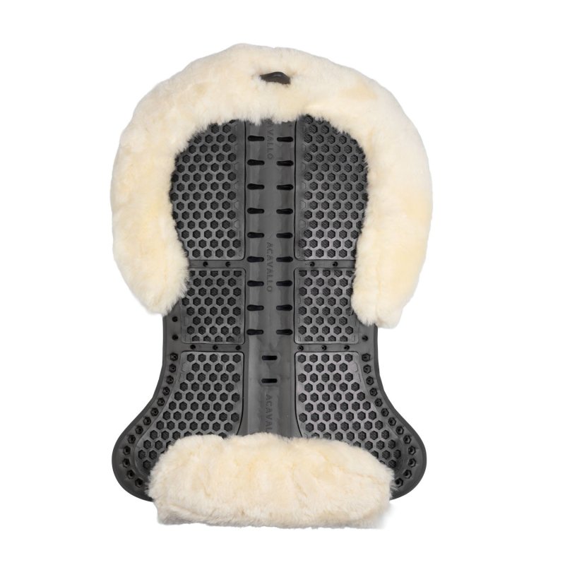 Acavallo Compensatore Piuma Aerobalance con montone sintetico - Nero - colore montone Sheepskin  Natural