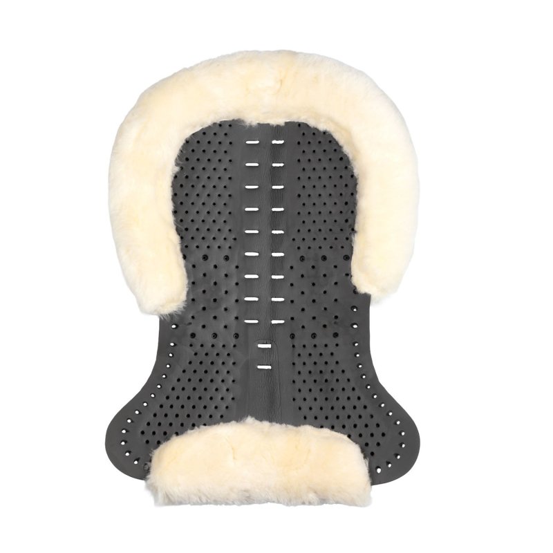 Acavallo Compensatore Piuma Aerobalance con montone sintetico - Nero - colore montone Sheepskin  Natural