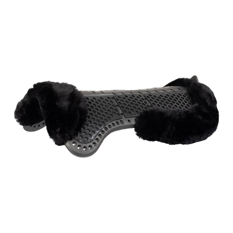 Acavallo Compensatore Piuma Aerobalance con montone sintetico - Nero - colore montone Sheepskin  Black