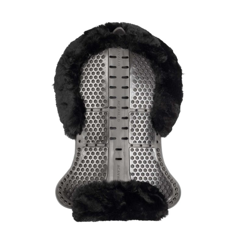 Acavallo Compensatore Piuma Aerobalance con montone sintetico - Nero - colore montone Sheepskin  Black