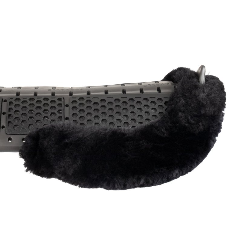 Acavallo Compensatore Piuma Aerobalance con montone sintetico - Nero - colore montone Sheepskin  Black