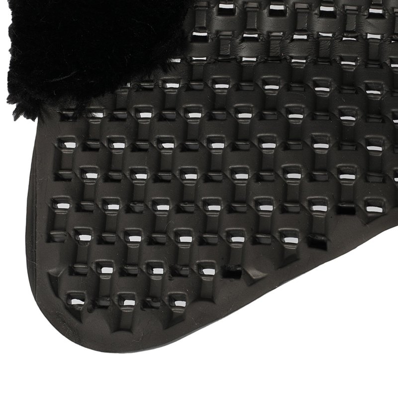 Acavallo Compensatore Piuma Respira in EVA con montone sintetico - Eco-Wool  Black