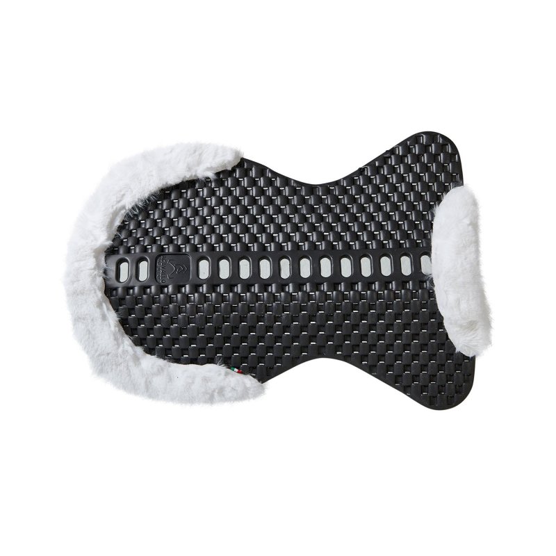 Acavallo Compensatore Piuma Respira in EVA con montone sintetico - Eco-Wool  White