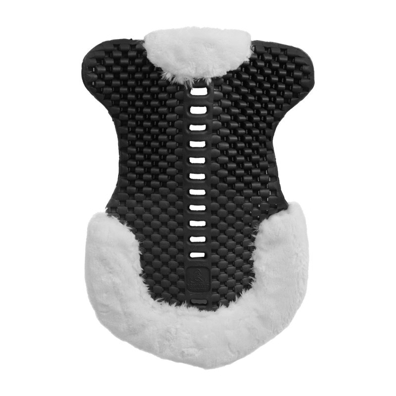 Acavallo Compensatore Piuma Respira montone sintetico rialzo anteriore - Eco-Wool  White