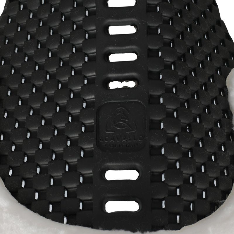 Acavallo Compensatore Piuma Respira montone sintetico rialzo anteriore - Eco-Wool  White