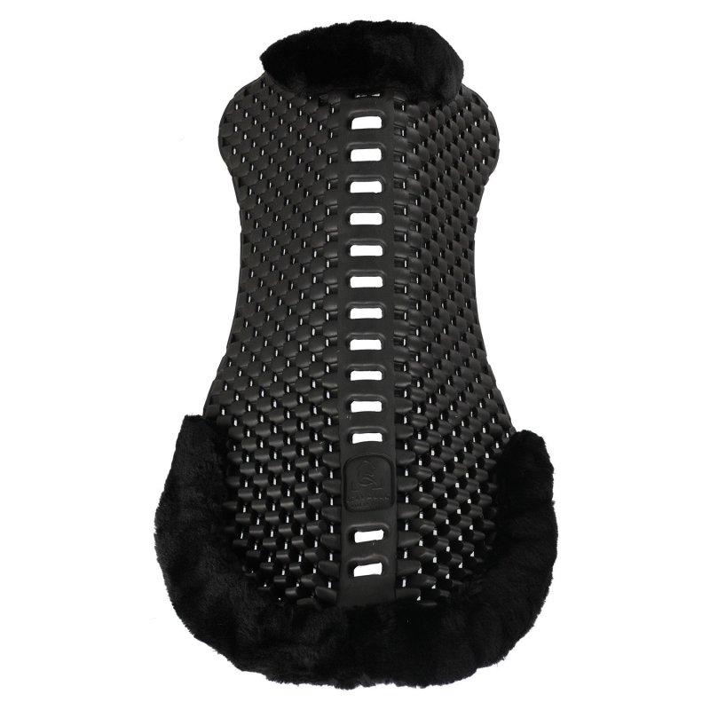 Acavallo Compensatore Piuma Respira montone sintetico rialzo posteriore - Eco-Wool  Black