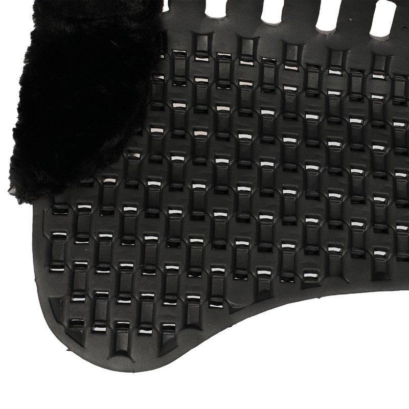 Acavallo Compensatore Piuma Respira montone sintetico rialzo posteriore - Eco-Wool  Black