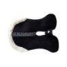 Acavallo Compensatore Piuma Pocket camoscio e montone sintetico - Nero - colore lana sintetica Eco-Wool  Natural