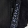 Acavallo Compensatore Piuma Pocket camoscio e montone sintetico - Nero - colore lana sintetica Eco-Wool  Natural