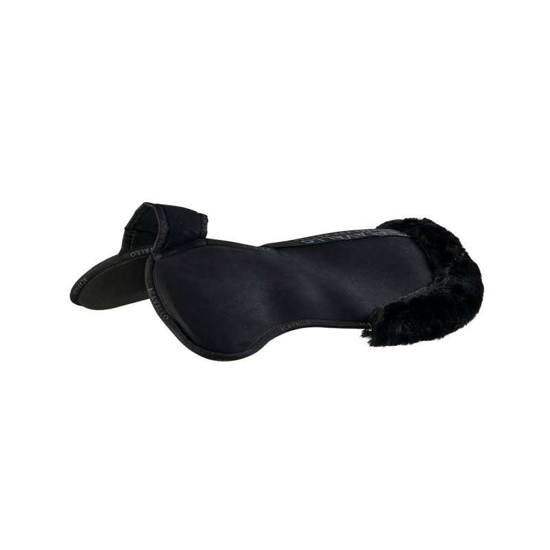 Acavallo Compensatore Piuma Pocket camoscio e montone sintetico - Nero - colore lana sintetica Eco-Wool  Black