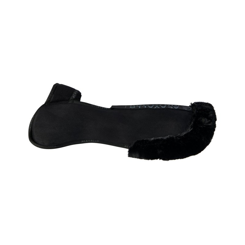 Acavallo Compensatore Piuma Pocket camoscio e montone sintetico - Nero - colore lana sintetica Eco-Wool  Black