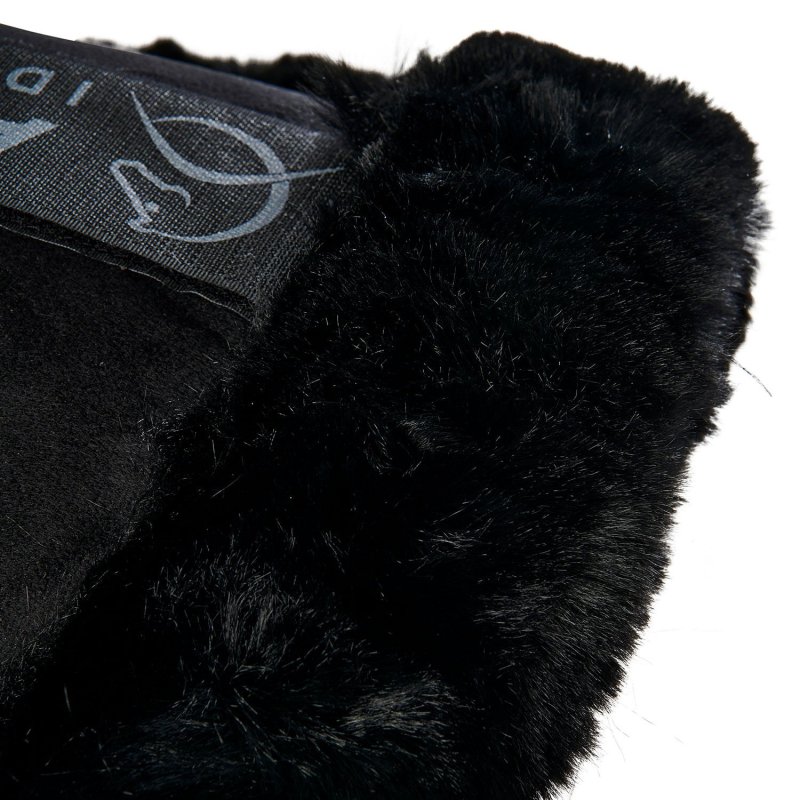 Acavallo Compensatore Piuma Pocket camoscio e montone sintetico - Nero - colore lana sintetica Eco-Wool  Black