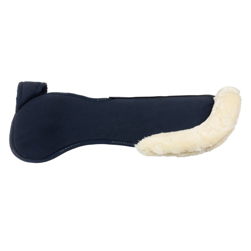 Acavallo Compensatore Piuma Pocket camoscio e montone sintetico - Blu - colore lana sintetica Eco-Wool  Natural