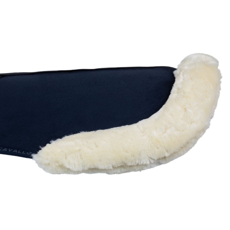 Acavallo Compensatore Piuma Pocket camoscio e montone sintetico - Blu - colore lana sintetica Eco-Wool  Natural