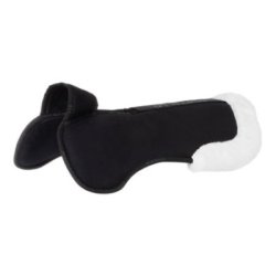 Acavallo Compensatore Piuma Pocket montone sintetico rialzo anteriore - Nero - colore lana sintetica Eco-Wool  White