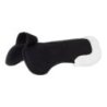 Acavallo Compensatore Piuma Pocket montone sintetico rialzo anteriore - Nero - colore lana sintetica Eco-Wool  White