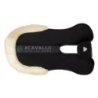 Acavallo Compensatore Piuma Pocket montone sintetico rialzo anteriore - Nero - colore lana sintetica Eco-Wool  Natural