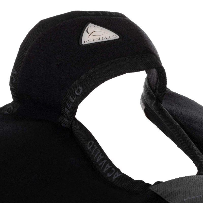 Acavallo Compensatore Piuma Pocket montone sintetico rialzo anteriore - Nero - colore lana sintetica Eco-Wool  Natural