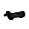 Acavallo Compensatore Piuma Pocket montone sintetico rialzo anteriore - Nero - colore lana sintetica Eco-Wool  Black