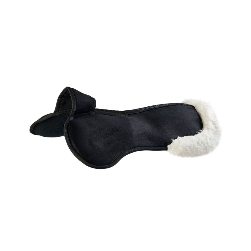 Acavallo Compensatore Piuma Pocket montone sintetico rialzo posteriore - Nero - colore lana sintetica Eco-Wool  Natural
