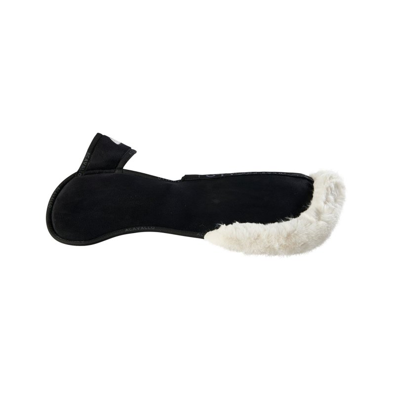 Acavallo Compensatore Piuma Pocket montone sintetico rialzo posteriore - Nero - colore lana sintetica Eco-Wool  Natural