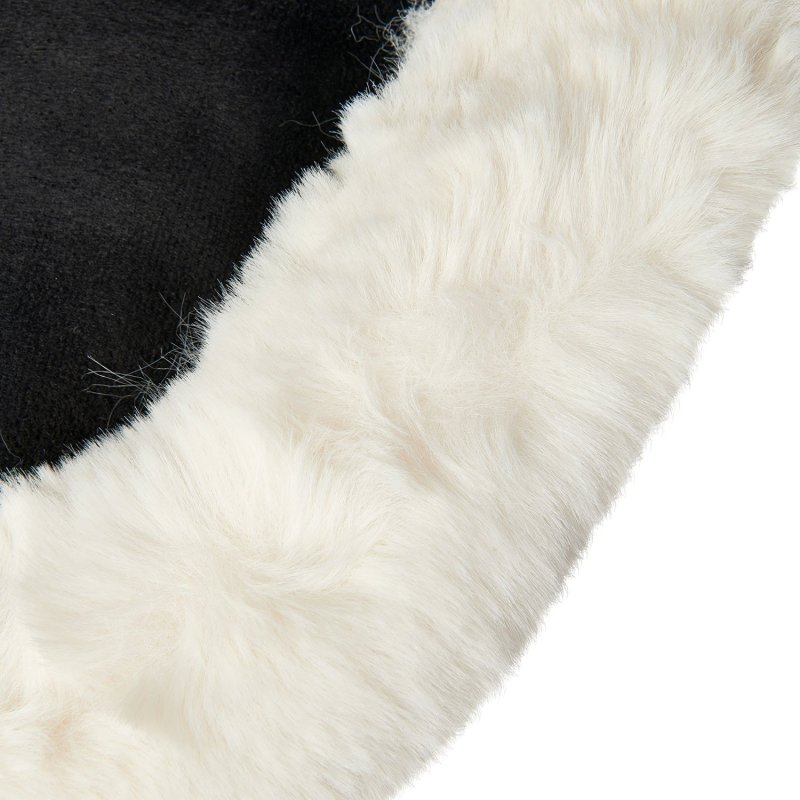 Acavallo Compensatore Piuma Pocket montone sintetico rialzo posteriore - Nero - colore lana sintetica Eco-Wool  Natural