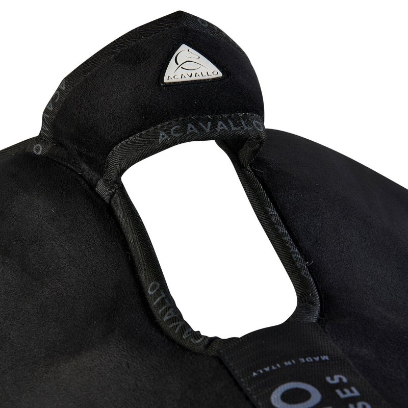 Acavallo Compensatore Piuma Pocket montone sintetico rialzo posteriore - Nero - colore lana sintetica Eco-Wool  Natural
