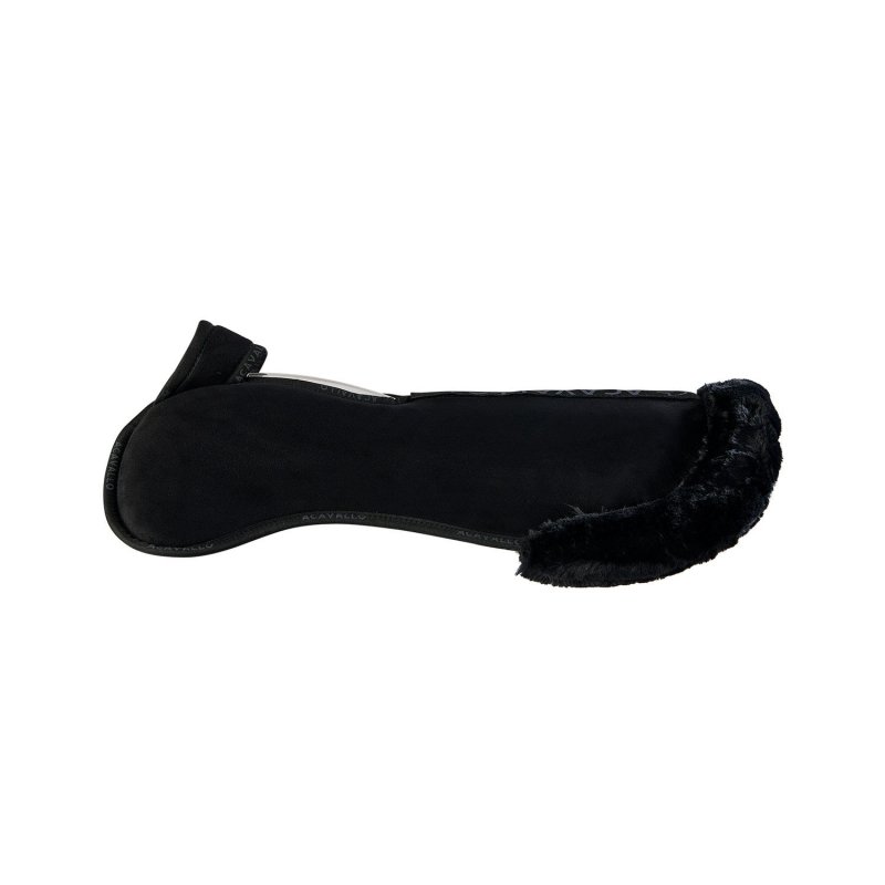 Acavallo Compensatore Piuma Pocket montone sintetico rialzo posteriore - Nero - colore lana sintetica Eco-Wool  Black
