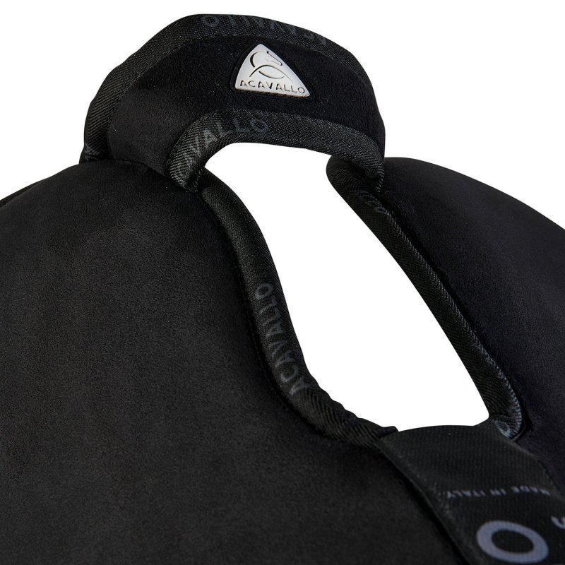 Acavallo Compensatore Piuma Pocket montone sintetico rialzo posteriore - Nero - colore lana sintetica Eco-Wool  Black