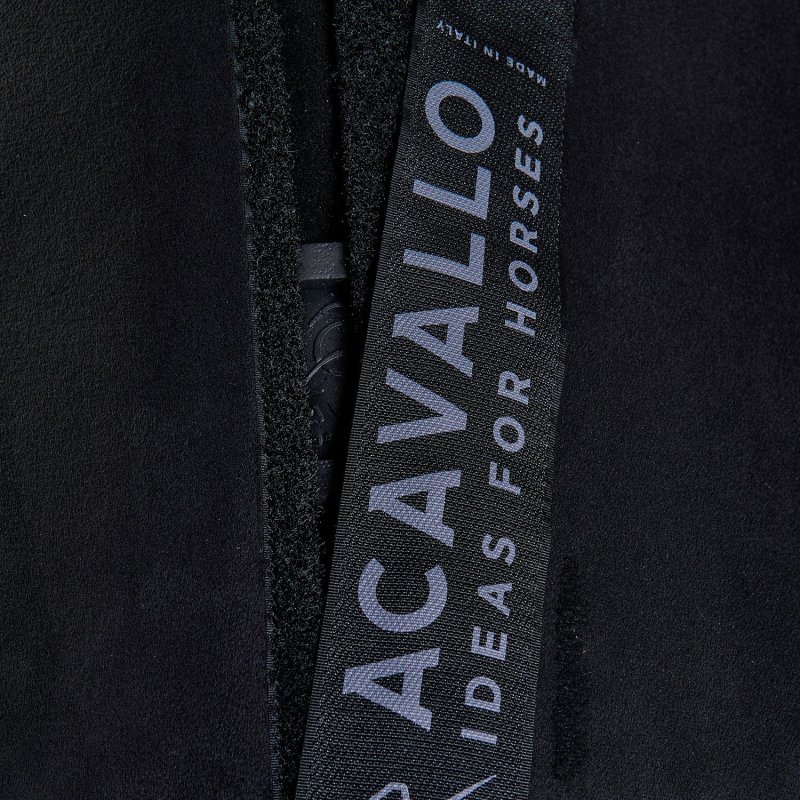 Acavallo Compensatore Piuma Pocket montone sintetico rialzo posteriore - Nero - colore lana sintetica Eco-Wool  Black