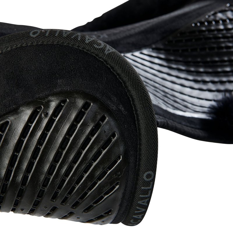 Acavallo Compensatore Twin Side in camoscio e montone - Nero - colore montone Sheepskin  Black
