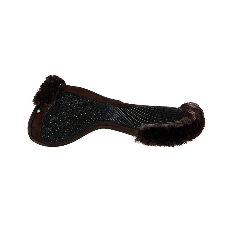 Acavallo Compensatore Twin Side in camoscio e montone - Marrone - colore montone Sheepskin  Brown
