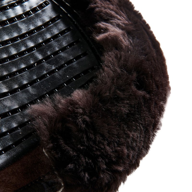 Acavallo Compensatore Twin Side in camoscio e montone - Marrone - colore montone Sheepskin  Brown